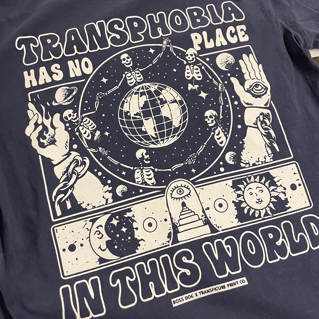 Transphobia Has No Place In This World Shirt
