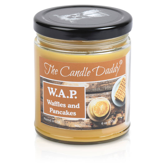 W.A.P. - WAFFLES AND PANCAKES - 6oz Jar Candle WAP