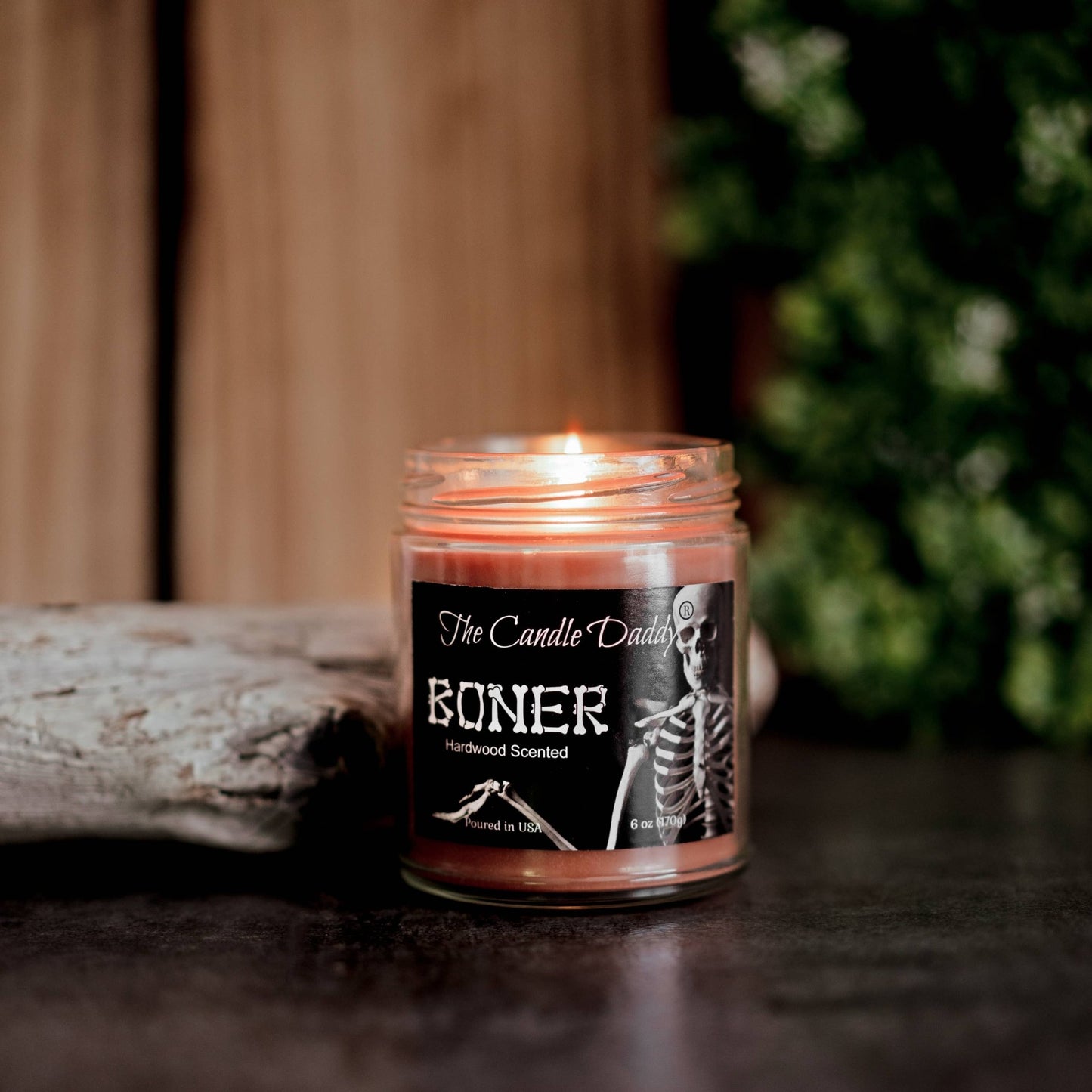 FUNNY FALL HALLOWEEN - BONER - HARDWOOD SCENTED - CANDLE - The Savidge