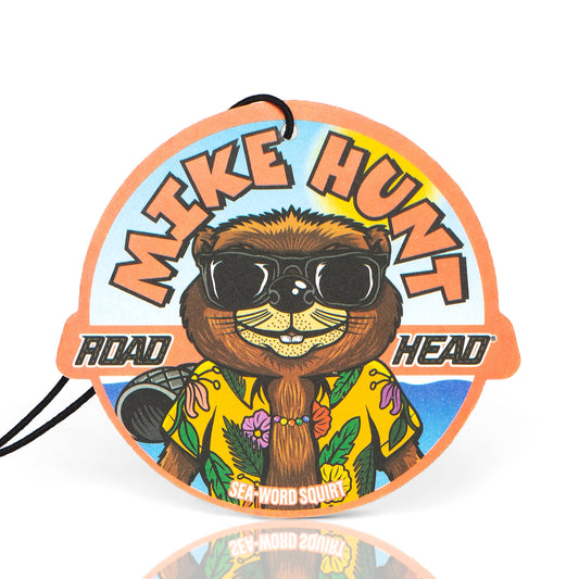 Road Head Car Air Fresheners - Mike Hunt "Sea-Word Squirt"