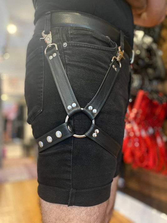 Leather Leg Harness