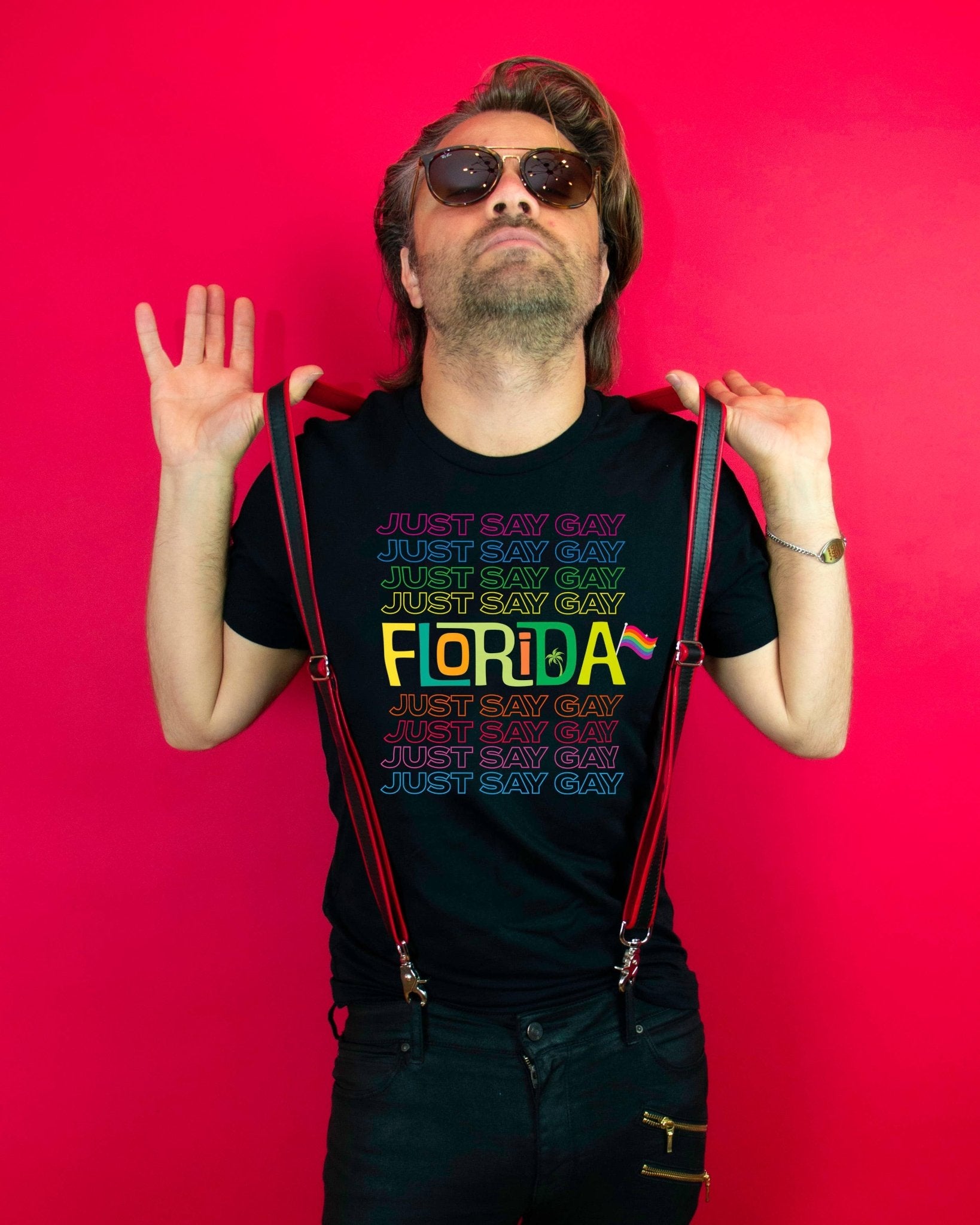 "Just say GAY" Florida T-Shirt (Pride) - The Savidge