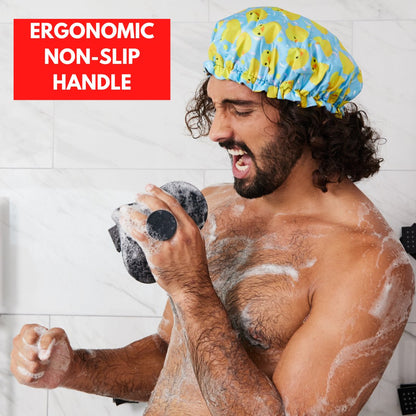 Body and Nut Scrubber - Exfoliating Silicon Loofah - The Savidge