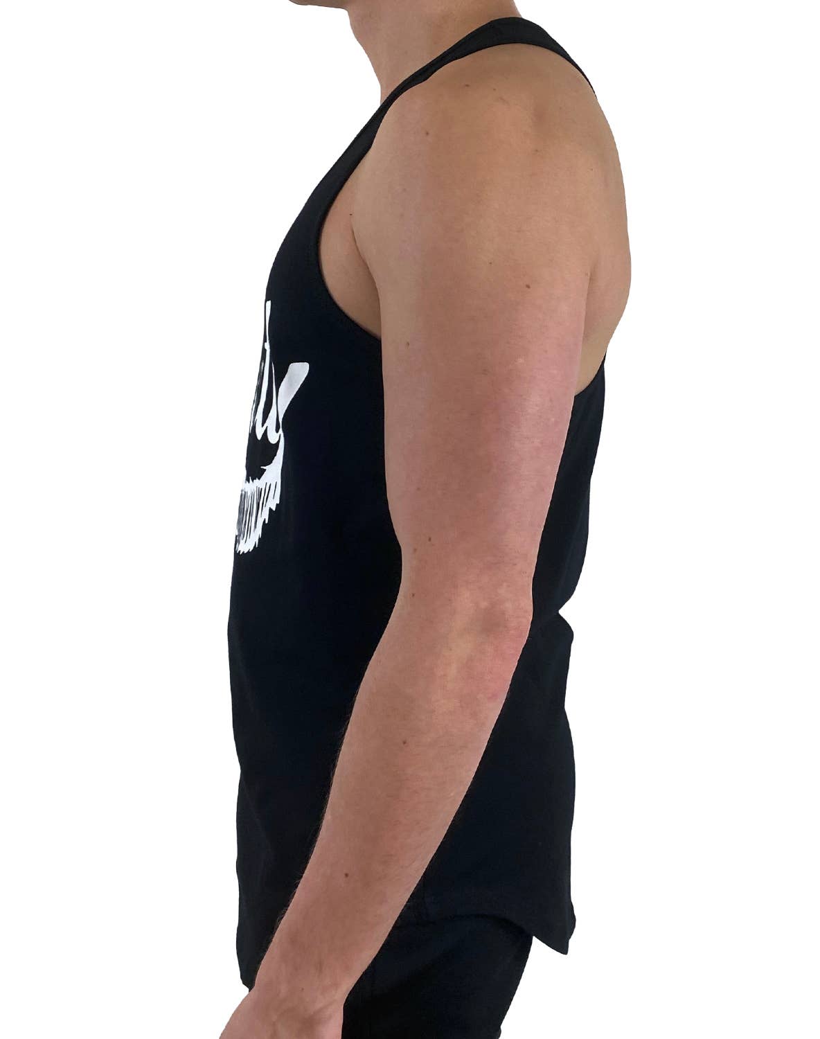 Black Dirty Tank Top - Large Logo - The Savidge