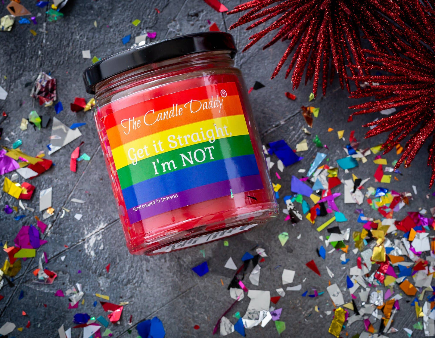 Get It Straight..I'm Not - LGBTQ+ Pride - Jar Candle - The Savidge