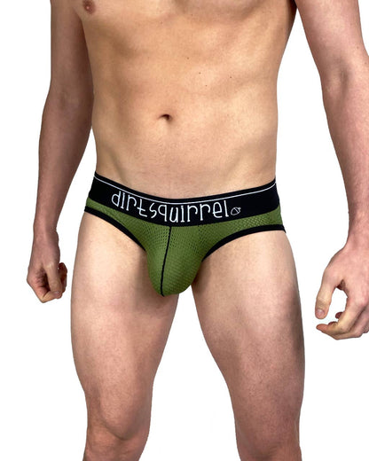 Military Green Mesh Jock - The Savidge