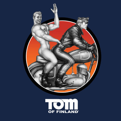 Tom of Finland "Easy Rider" T-shirt (Gay Queer LGBTQ) Navy