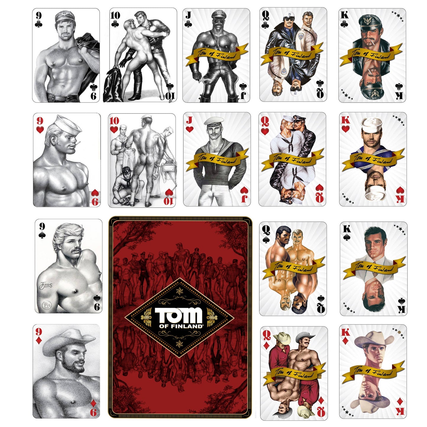 Tom of Finland: Playing Poker Cards (Gay, Queer, LGBTQ)