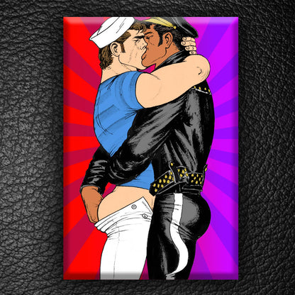 Tom of Finland Kiss Pow (hard) Magnet