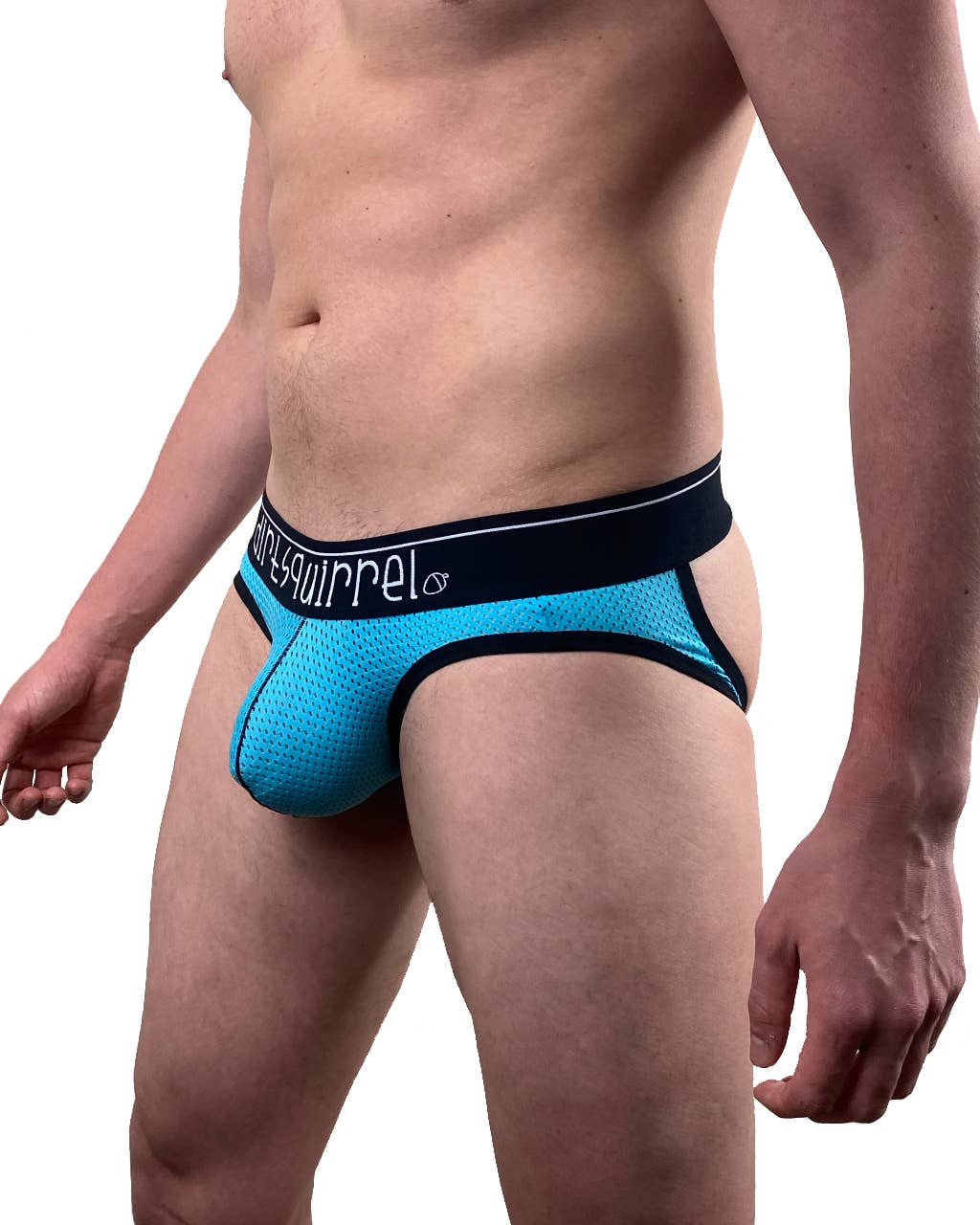 Topaz Blue Mesh Jock